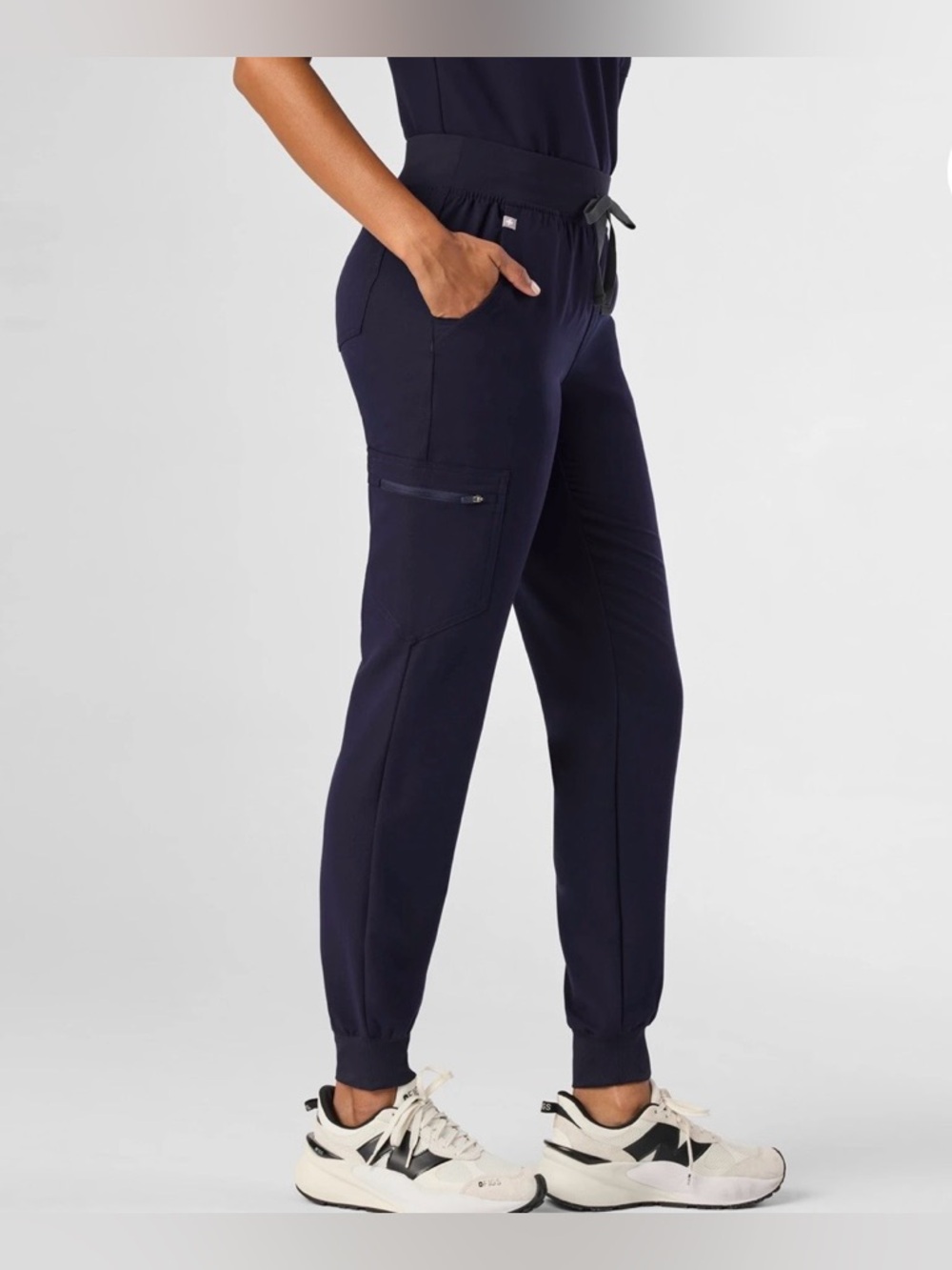 Figs Zamora Jogger Scrub Pants Navy Blue Size LP Large Petite - Picture 5 of 11